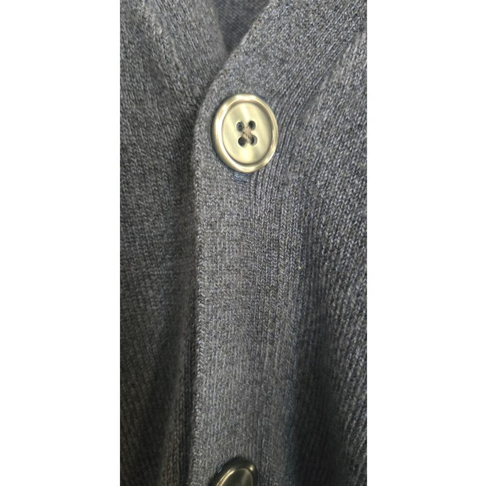 Vintage Navy Weatherproof Men's Button-Down Cardigan Size Large - Picture 7 of 9